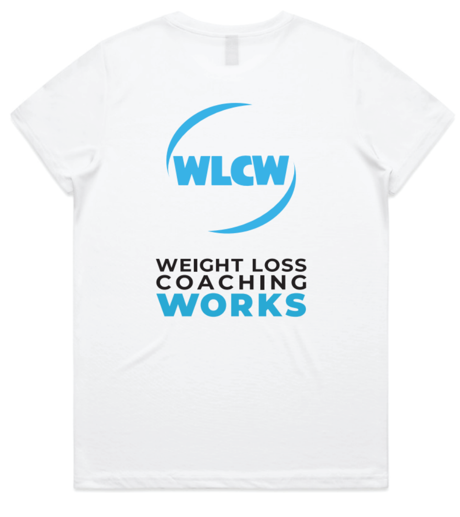 WLCW Womens Active TEE in WHITE